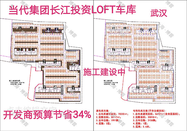 林芝当代武汉春风十里LOFT专利车库（上海博普授权）